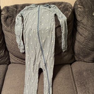 Kids Hexagon Pattern Pajamas with no feet